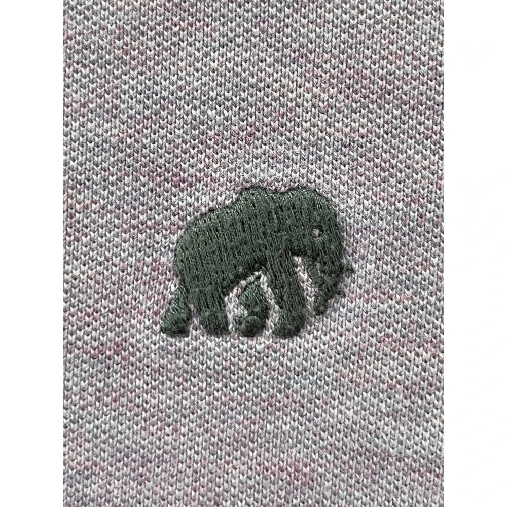 Banana Republic Mens Extra Large Tall Polo Shirt Purple Slim Fit‎ Elephant Logo